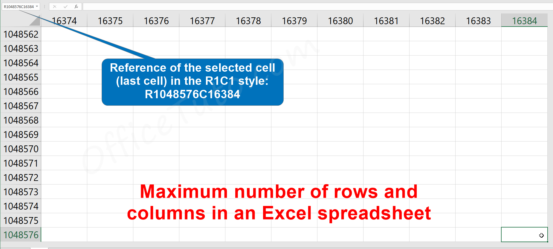 All About Columns Rows And Cells In Excel And How To Manage Them Officetuto 7386