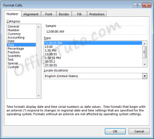 Cell Format Types in Excel and How To Implement Them – OfficeTuto